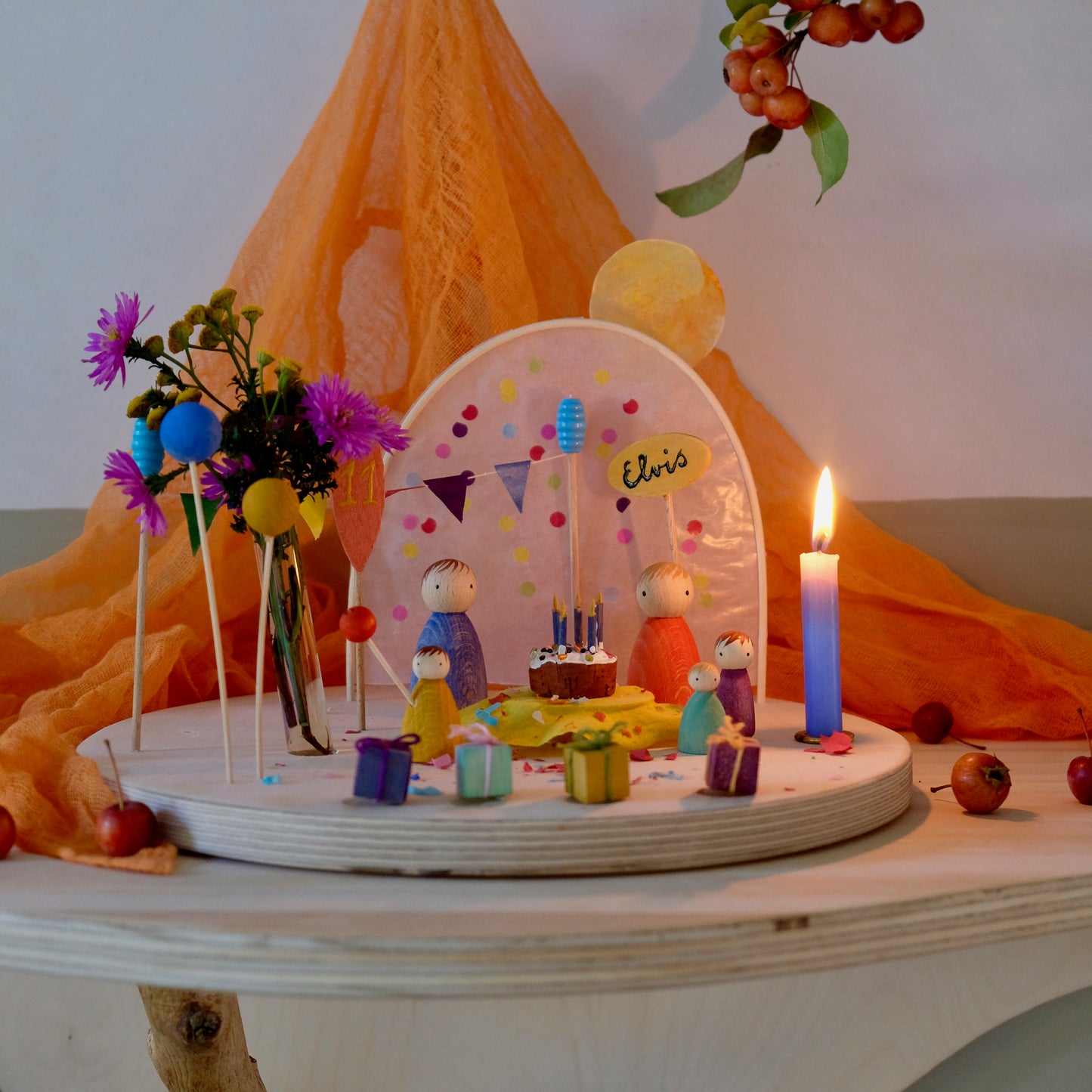 Nature Table - Birthday decoration set